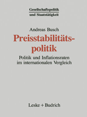 cover image of Preisstabilitätspolitik